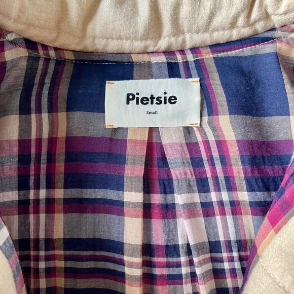 Pietsie Alamos Jacket in Oat Flannel Size Small - Picture 8 of 10